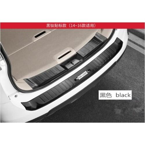 For Nissan X-Trail X Trail T32 2014 2015 2016 Rogue Steel Rear Bumper Protector Sill Trunk Guard Cover Trim Car Accessories