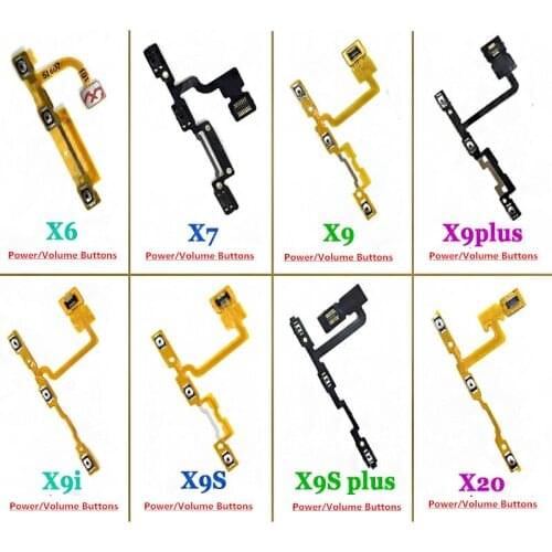For X6 X7 X9 X9plus X9i X9S X9 Power Volume Flex Cable Button FPC Motherboard Menu Home Smartphone Domestic Switch On-off Silent