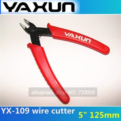10pcs free shipping Yaxun 109 electronic pliers wire cutter , cutter for cutting micro component leads and plastic ,hand tool