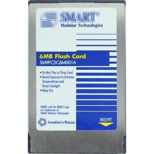 6MB ATA Card PCMCIA FLASH Card PC Card 68PINS PC Memory Card Suitable for industrial equipment, medical products, military
