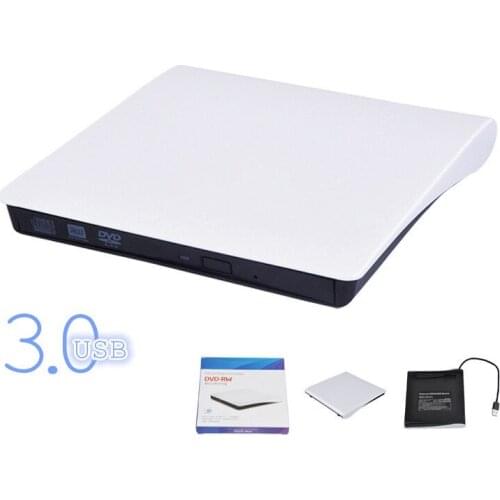 New for USB 3.0 Slim External DVD RW CD Writer Drive Burner Reader Player Optical Drives For Laptop PC dvd burner dvd Portatil