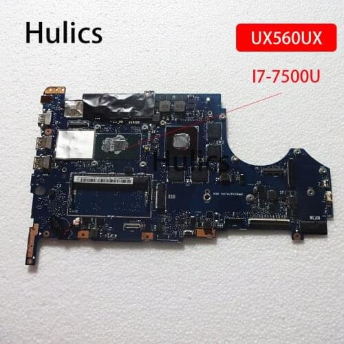 Hulics Original For ASUS UX560U UX560UQK UX560UQ UX560UX Q534U Q534UX Q534UQ Laptop mainboard Motherboard i7-7500U CPU GTX950M