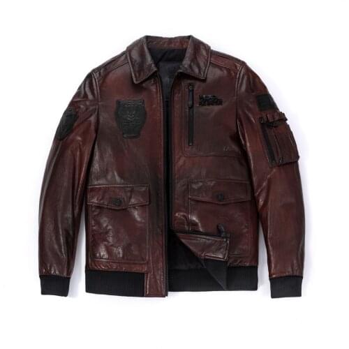 Мужские куртки из овчины P PALALEATHER China At AliExpress