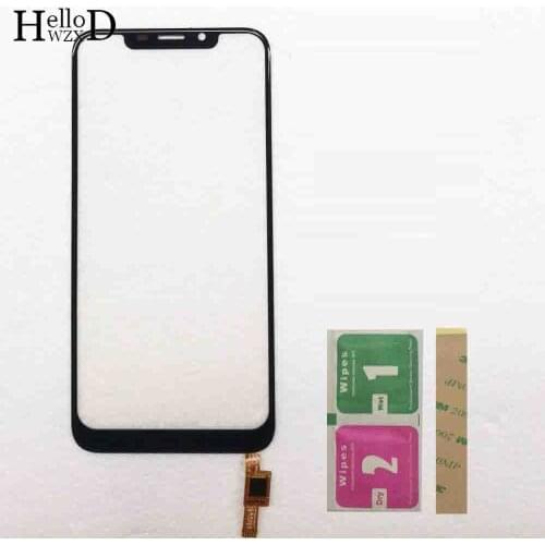 6.18'' Touch Screen Panel For Oukitel C13 Pro Touch Screen Glass Digitizer Panel Sensor Glass Phone TouchScreen 3M Glue