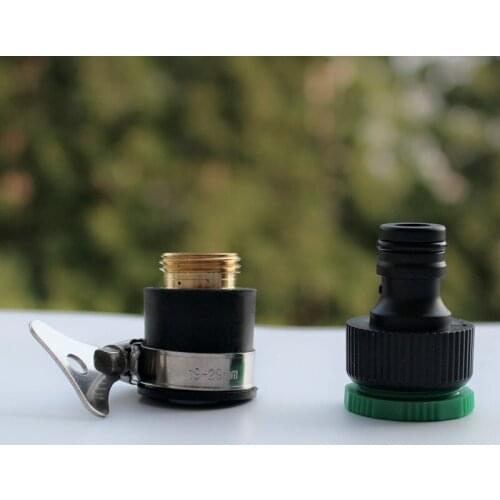 Plastic Garden Irrigation Quick Connector Set Tap Quick 1/2" Universal Connector With Thread Tap Hose End Connector XX206