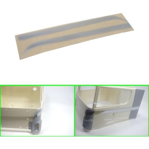 Luxury Car Decoration Strip Sticker for 1/14 Tamiya RC Truck Trailer Tipper Scania R730 620 Car Diy Parts