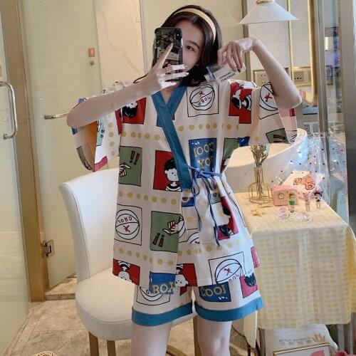 SKNG Women's Cotton Pajamas