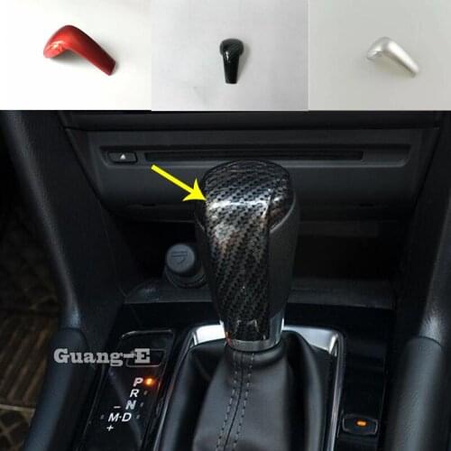 For Mazda CX-5 2015-2020 & CX-8 & CX-3 & CX-9 Car Styling Sticker Inner Middle Front Shift Stall Paddle Cup Lamp Frame Trim