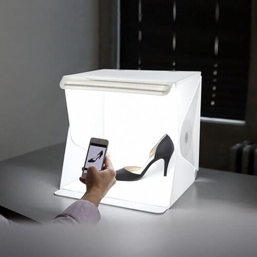 40*40cm mini light strips Professional Portable Mini Kit Photo Photography Studio led photo Light Box Softbox