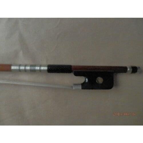 Top Cello bow 4/4 , Pernambuco bow stick , Silver mounted