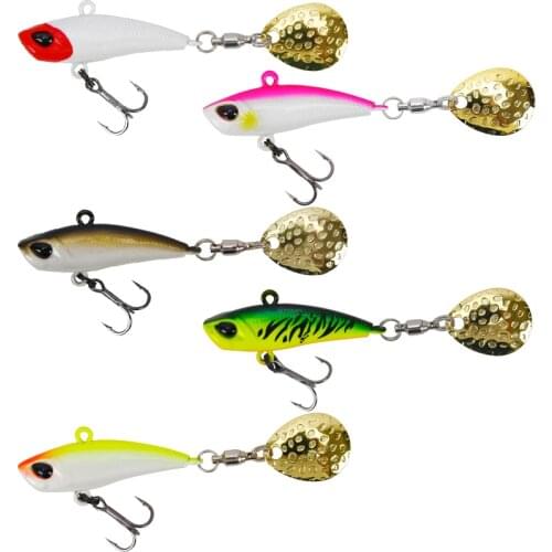 TSURINOYA Fishing Lure Spinner VIB Set SPIN MT 5pcs 12g 17g Sinking Water Ice Jigging Metal Hard Spoon Vibration Crank bait