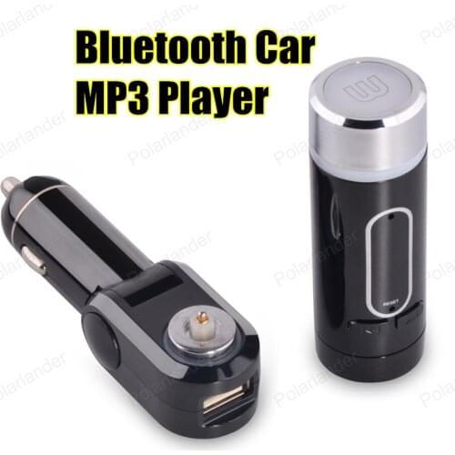 Universal Wireless BluetoothHands free Car Kit FM Transmitter MP3 Player With Audio USB Car Charger