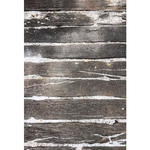 VinylBDS Wood Photography Backdrop Vintage Wood Floor Backgrounds Backdrops For Christmas Photography Wy00022