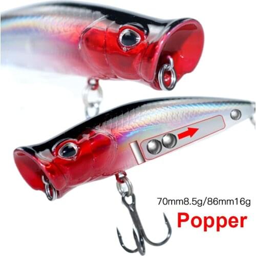 HISTOLURE Popper Topwater Fishing Lure 8.5g 16 g Hard Bait floating Artificial Wobblers Fishing Tackle