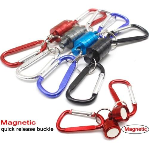 1pc x 1M Fish Grip Lip Trigger Caliper Grab Retention Rope Quick Release Magnetic Connection Protection Anti Drop Lost Strap