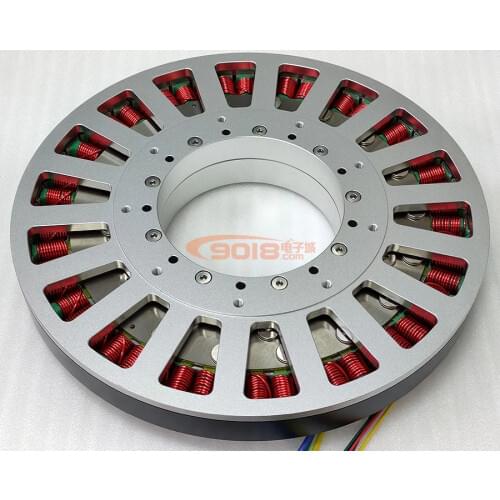 600W Large Permanent Magnet Brushless DC Motor, Ultra-low Speed, Large Torque and Torque Motor, Large Diameter and Ultra-thin