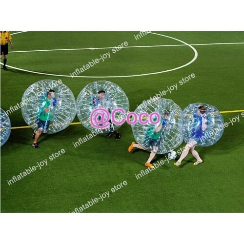 Free air ship to door! 10pcs 1.5m adults bumper balls,inflatable bubble balls,good quality human body zorb football