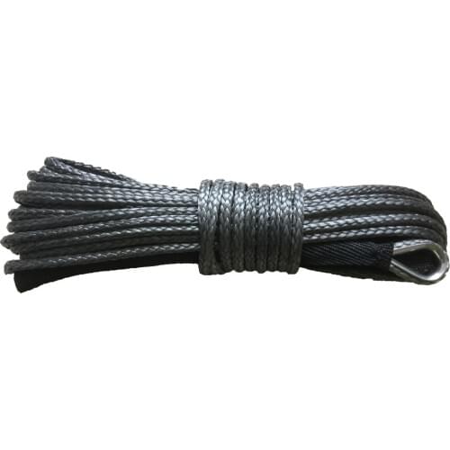 Free shipping 8mm x 25m synthetic winch line / rope UHMWPE cable for 4x4 4wd atv utv suv offroad