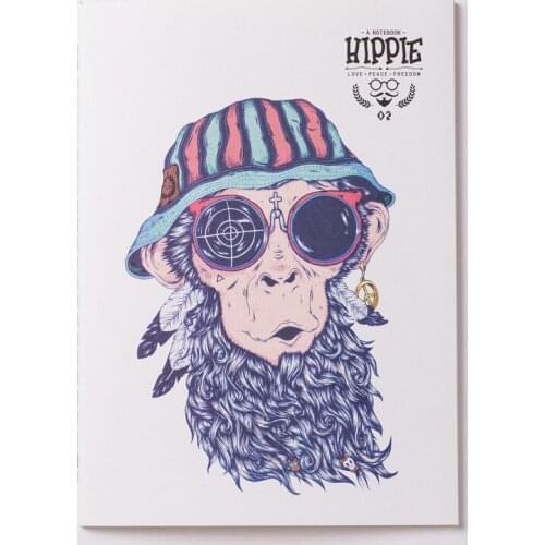 1pcs BZNVN Wyatt Hippie two season B5 Sitching Binding of this years zodiac monkey Notebook Notepad