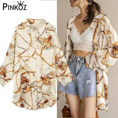 Женские рубашки оверсайз Cechy Daisy China At AliExpress