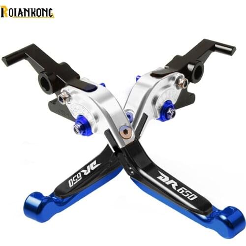 For SUZUKI DR 650 S SE DR650S DR650SE DR 650S DR650SE 1994 1995 1966-2010 Motorcycle CNC Adjustable Brake Clutch Levers handle