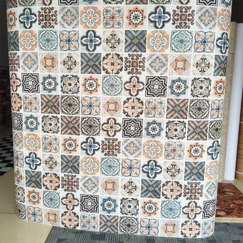 European decorative living room, kitchen, oil proof, waterproof bathroom, bathroom, self-adhesive wallpaper, toilet tile sticker