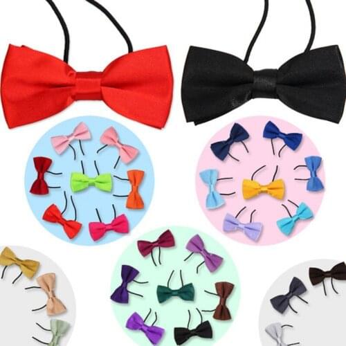 Ikepeibao SchoolBoys Pre Tied Elastic Satin Bowties Kids Children Bow Ties For Wedding Accessaries