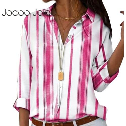 Jocoo Jolee Women's Striped Shirts