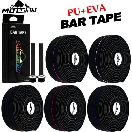 MOTSUV Handlebar Tape PU + EVA BAR TAPEUltra-light Non-slip Wear-resistant Tape for Road Bike Mtb Bike Bycicle Accessories