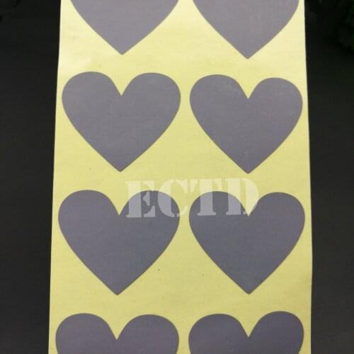60pcs Scratch Off Stickers 30x35mm Silver Color Heart Shape For Games Wedding Party Tickets Promotional Games Favors