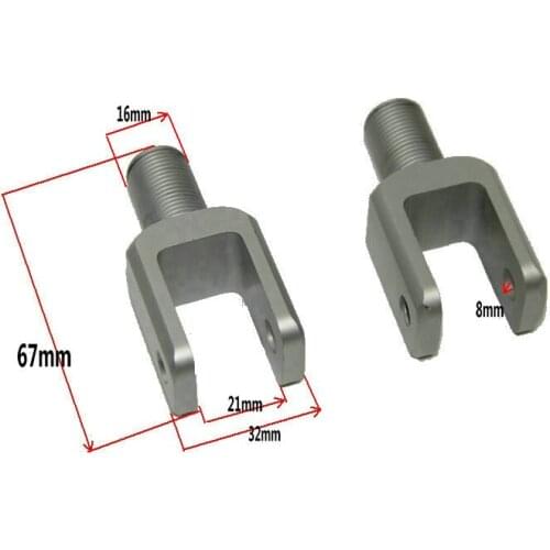 NEW Shock Absorber Connector Motocycle Shock Heightening Device 8mm Screws Damper Height Increase Part Aluminum Connetors