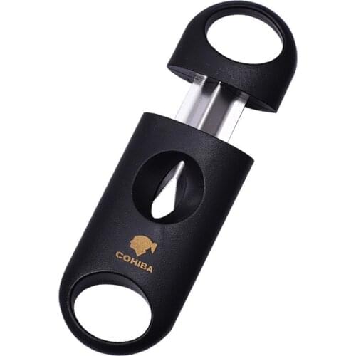 Top Selling Cigar Cutter Creative Metal Portable Stainless Steel Blade V-Shaped Cigar Scissors for Men Boyfriend Christmas Gifts