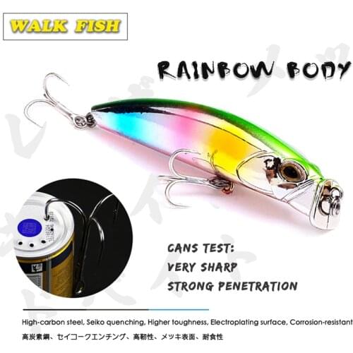 Walk Fish Magnet Weight System Long Casting Fishing Lures 8cm 10g Professional Hard Bait Dive 0.1-0.3m Topwater Minnow Lure