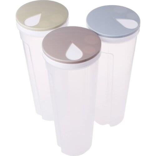 Drop Ship. Tall Food Storage Box Spaghetti Noodles Container Grain Cereal Jar Airtight Leak