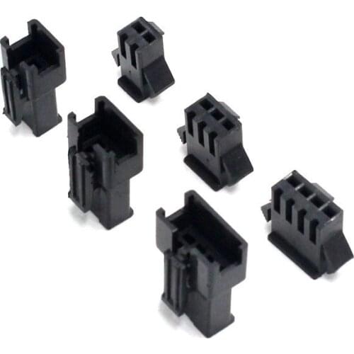 20pcs Connectors SM2.54 2/3/4/5/6/7/8/9/10/11/12 Pin Pitch 2.54MM Male And Female Terminal Line + Terminals SM-2P SM-2R JST