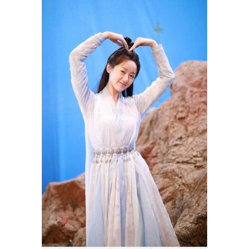 Fairy tale princess Lolita costume Chinese drama love and redemption exquisite lace costume Korean costume mystery stage