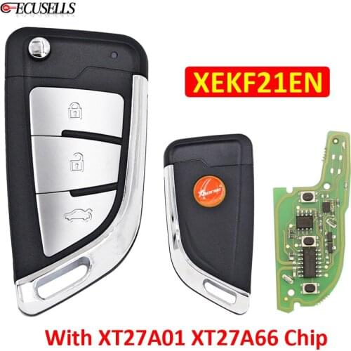 XEKF21EN Xhorse VVDI Super Remote Car Key with XT27A01 XT27A66 Chip Work for VVDI2 / VVDI MINI Key Tool / VVDI Key Tool Max