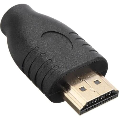 Universal Standard HDMI-compatible Male Type A to Micro HDMI-compatible Type D Female Socket Adapter For Cell Phone Camera