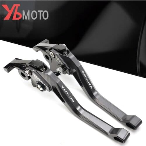 MOWOK High Quality Short levers For Yamaha MT09 FZ09 MT 09 2015 2016 2017 2018 2019 2020 CNC Adjustable Brake Clutch Levers