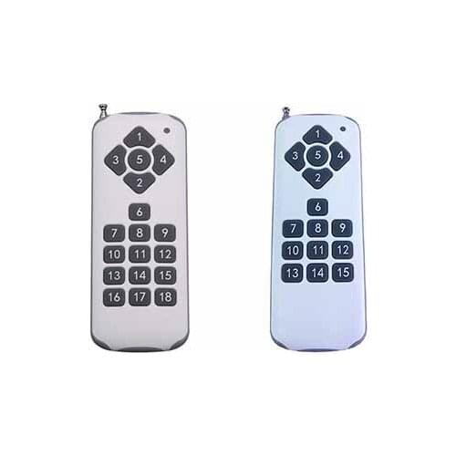 Xuanlongyuan 500m Long Range 15 18 CH Channels 15CH 18CH RF Wireless Remote Control Transmitter,315 / 433.92 MHZ Garage Door