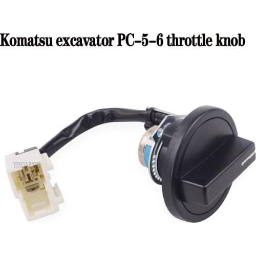 Yinuo Machinery High quality Komatsu excavator parts for PC-5-6 throttle knob switch