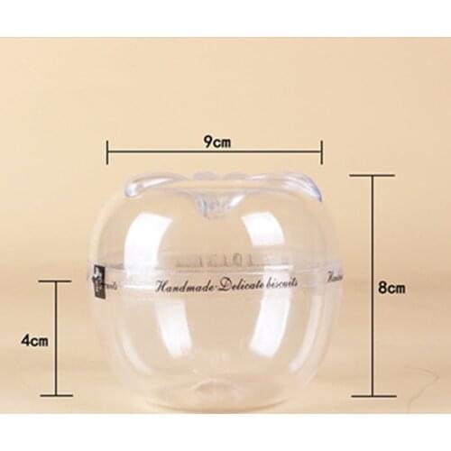 10pcs Net red Christmas DIY Christmas Eve apple shape gift boxes creative Valentines Day hand-baked packaging cake snack box