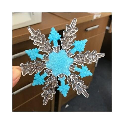 11cm Acrylic Snowflake for Christmas tree Hanging or Window Decoration Christmas Pendant & Drop Ornaments