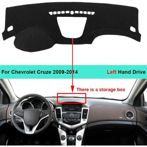 2 Layers Car Dashboard Cover Dash Mat Carpet For Chevrolet Cruze 2009 2010 2011 2012 2013 2014 Sunshade Auto DashMat Anti-Sun