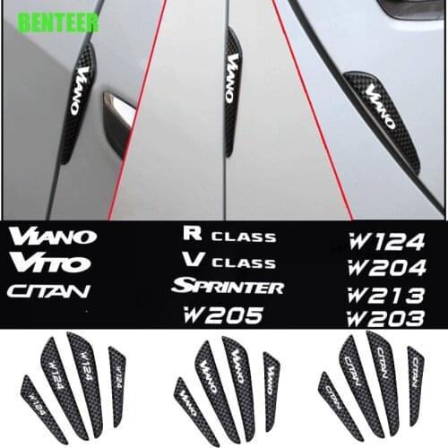 4pcs Car Door Protection Sticker For Mercedes Benz CITAN SPRINTER VITO VIANO R V CLASS W124 W213 W203 W204 W205