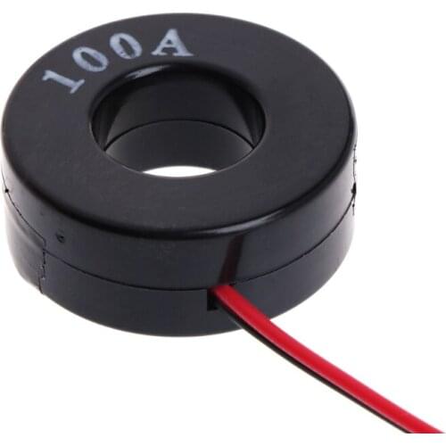 22MM 0-100A Digital Ammeter Current Meter Indicator Led Lamp Square Signal Light