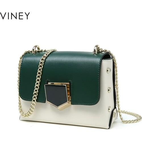 Girls 2019 New Leisure Slant Small Baggage Genuine Leather Baggage Chao Korean Baitao Net Red Single Shoulder Baggage