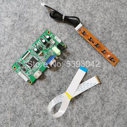 For NV173FHM-N46 NV173FHM-N47 17.3" laptop LCD screen 1920*1080 EDP 30Pins WLED VGA monitor controller drive board DIY kit