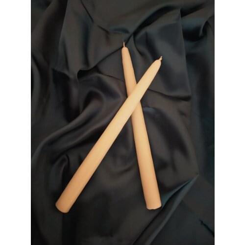 TWO CANDLES FOR CANDLESTİCKS OFF WHİTE (MATTE)