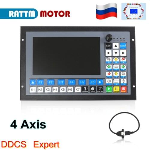 [EU free VAT] / RU ship 4 Axis DDCS Expert Standalone Motion CNC Controller offline PLC for CNC Router Engraving Machine